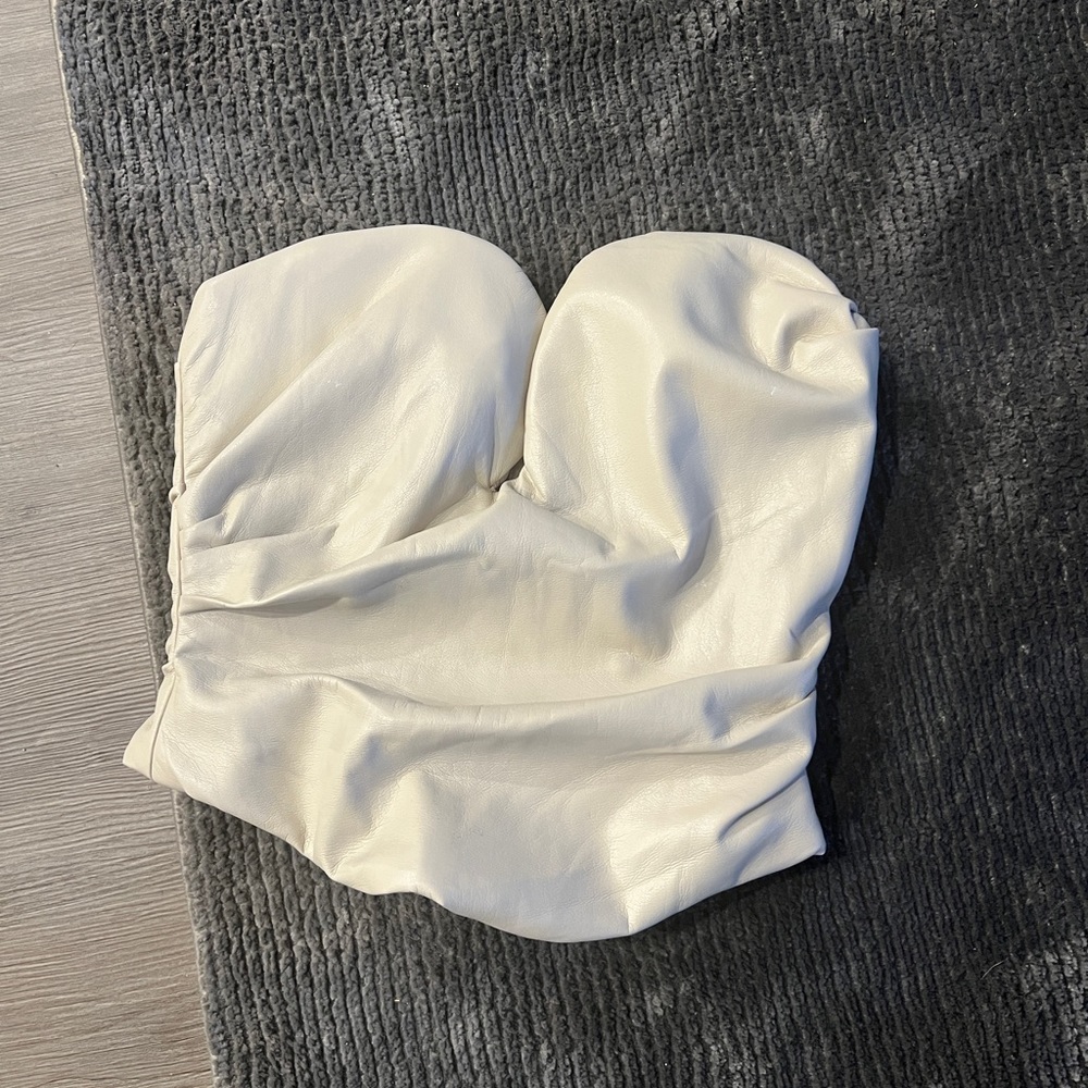 Fog Plunge Vegan Leather Corset